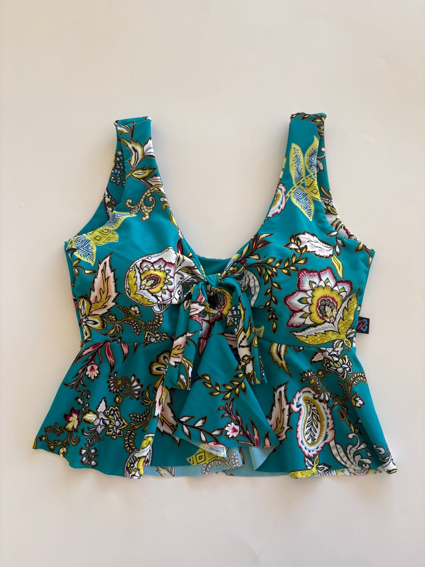Top peplum  estampado a elección